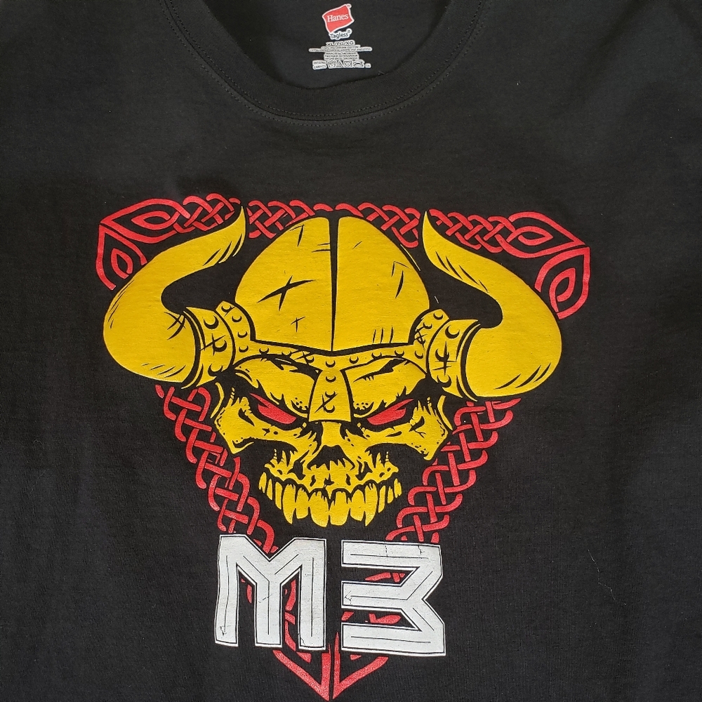 2015 M3 Rock Festival XL T-shirt Hanes flaws